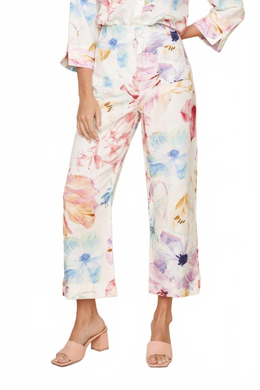 NEW RENUAR wide leg pant in multi